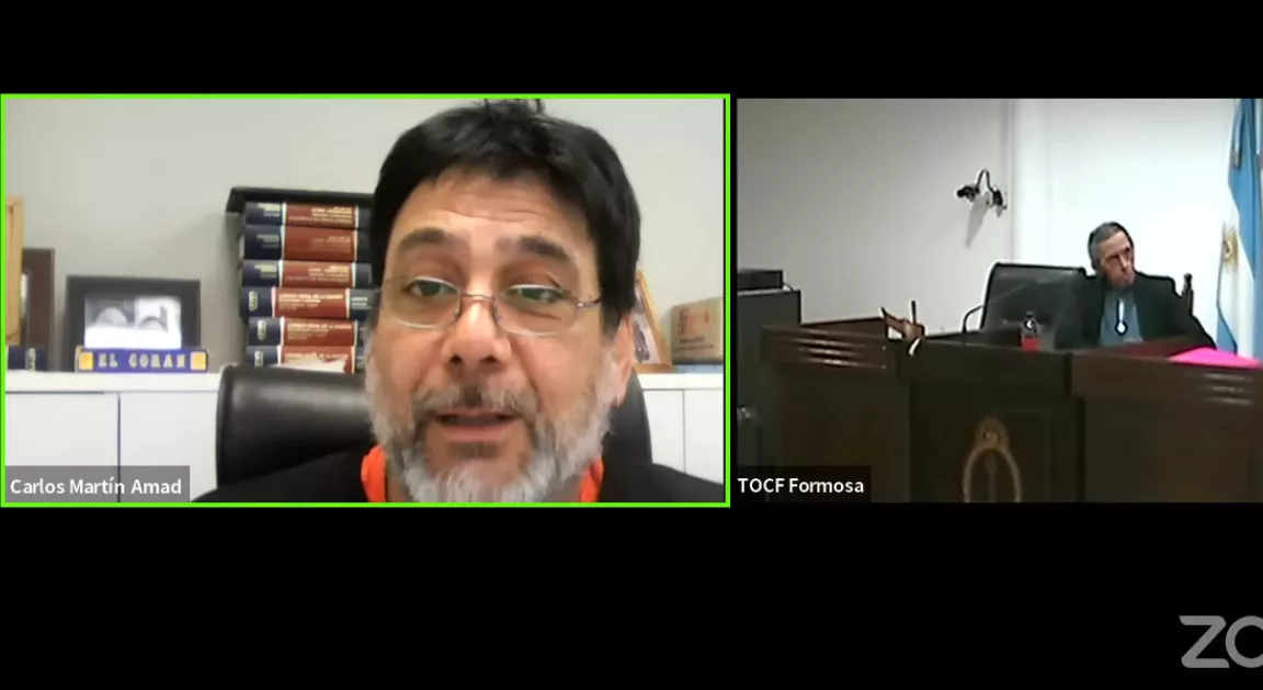 Fiscal Carlos Martín Amad y juez del TOCF de Formosa