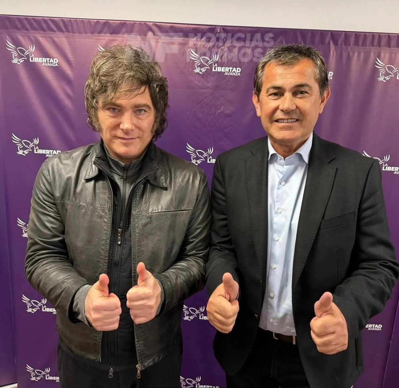 Atilio Basualdo y Javier Milei